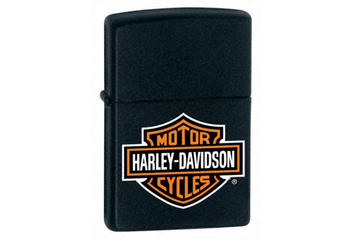 Zapalniczka ZIPPO Harley Davidson, Black Matte Logo