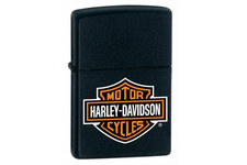 Zapalniczka ZIPPO Harley Davidson, Black Matte Logo