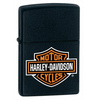 Zapalniczka ZIPPO Harley Davidson, Black Matte Logo