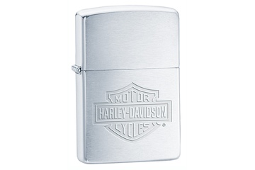 Zapalniczka ZIPPO Harley Davidson Logo, Brushed Chrome
