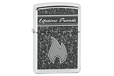 Zapalniczka ZIPPO Lifetime Friends, High Polish Chrome