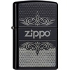 Zapalniczka ZIPPO Logo Pattern Classic, Black Matte