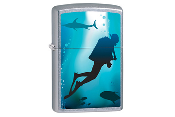 Zapalniczka ZIPPO Płetwonurek, Street Chrome
