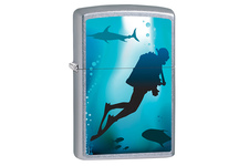 Zapalniczka ZIPPO Płetwonurek, Street Chrome