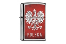 Zapalniczka ZIPPO Polska, Brushed Chrome