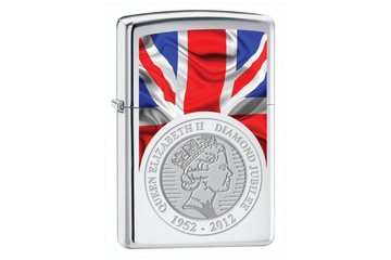 Zapalniczka ZIPPO Queen Elizabeth II, High Polish