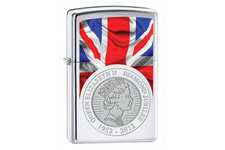 Zapalniczka ZIPPO Queen Elizabeth II, High Polish