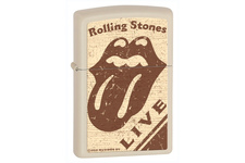 Zapalniczka ZIPPO Rolling Stones LIVE, Cream Matte