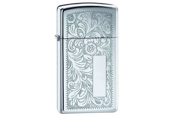 Zapalniczka ZIPPO Slim Venetian, High Polish Chrome Z1652