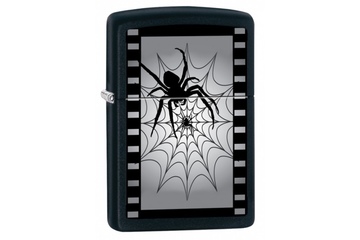 Zapalniczka ZIPPO Spider Web Classic, Black Matte