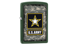 Zapalniczka ZIPPO U.S.ARMY gwiazda, Green Matte