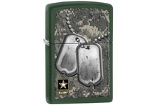 Zapalniczka ZIPPO US Army- Dog Tags, Green Matte