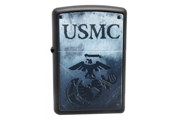 Zapalniczka ZIPPO US Marine Corps, Black Matte
