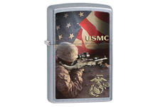 Zapalniczka ZIPPO US Marine Corps, Street Chrome