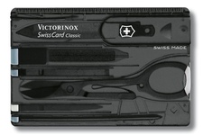 Multitool Victorinox SwissCard Classic, trans. czarny