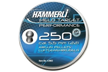 śrut 5,5 mm HAMMERLI FT PERFORMANCE, półokrągły 250 szt