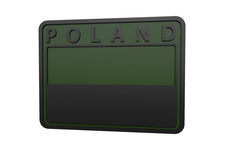 naszywka emblemat FLAGA PL kpl. 2szt. PVC olive green