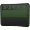 naszywka emblemat FLAGA PL kpl. 2szt. PVC olive green