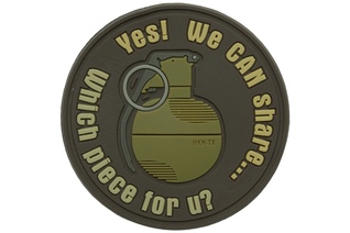 naszywka Helikon Granat WE CAN SHARE PVC brązowa