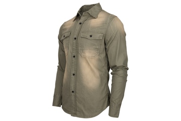 Koszula BRANDIT Hardee Denim Olive-Grau