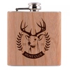 Piersiówka Hip Flask Wood - Jeleń