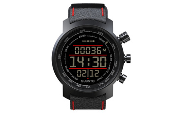 SUUNTO ELEMENTUM TERRA BLACK/RED LEATHER