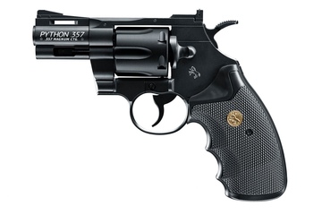 wiatrówka - rewolwer COLT PYTHON 2,5" BLACK FULL METAL