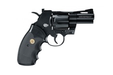wiatrówka - rewolwer COLT PYTHON 2,5" BLACK FULL METAL