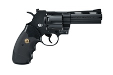 wiatrówka - rewolwer COLT PYTHON 4" BLACK FULL METAL