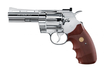 wiatrówka - rewolwer COLT PYTHON 4" NICKEL FULL METAL