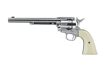 wiatrówka - rewolwer COLT SINGLE ACTION ARMY 45 PEACEMAKER NICKEL 7,5"