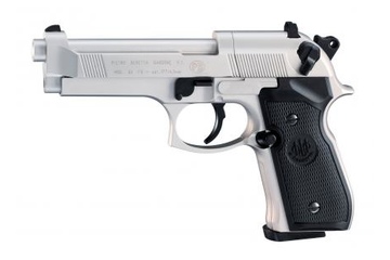 wiatrówka - pistolet BERETTA M92FS NICKEL