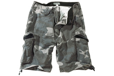 szorty SURPLUS VINTAGE SHORTS WASHED - Night Camo