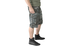 szorty SURPLUS VINTAGE SHORTS WASHED - Night Camo