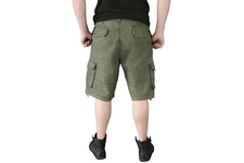 szorty SURPLUS VINTAGE SHORTS WASHED - Olive