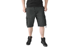 szorty SURPLUS VINTAGE SHORTS WASHED - Black