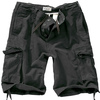 szorty SURPLUS VINTAGE SHORTS WASHED - Black