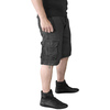 szorty SURPLUS VINTAGE SHORTS WASHED - Black