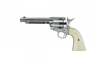 wiatrówka - rewolwer COLT SINGLE ACTION ARMY 45 PEACEMAKER NICKEL 5,5"