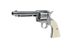 wiatrówka - rewolwer COLT SINGLE ACTION ARMY 45 PEACEMAKER NICKEL 5,5"