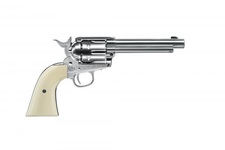 wiatrówka - rewolwer COLT SINGLE ACTION ARMY 45 PEACEMAKER NICKEL 5,5"