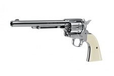 wiatrówka - rewolwer COLT SINGLE ACTION ARMY 45 PEACEMAKER NICKEL 7,5"