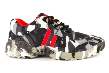 buty Double Red B&W CAMO Niskie