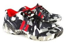 buty Double Red B&W CAMO Niskie