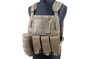 Kamizelka taktyczna typu MBSS Plate Carrier - coyote