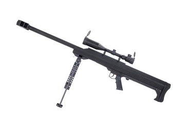 Replika karabinu snajperskiego SW-01 (z lunetą) - czarna
