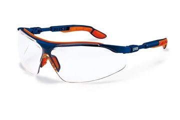 Okulary I-vo - bezbarwne, oprawki niebiesko-pomarańczowe