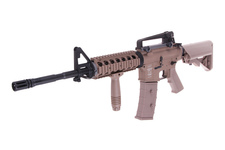 Karabin ASG LMT M4 Defender RIS Elektryczny - tan