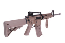 Karabin ASG LMT M4 Defender RIS Elektryczny - tan