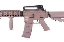 Karabin ASG LMT M4 Defender RIS Elektryczny - tan